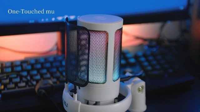 Amazon.co.jp: NJSJ USB コンデンサーマイク PC 簡単操作 配信用マイク